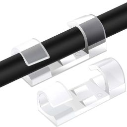 juggaris Wire Organizer Cable Management Clip Desktop Cord Hook Self Adhesive Cable Protector-image-55