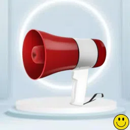 Handheld Megaphone with Siren, Microphone & Rechargeable for Outdoor EventsA79 Megaphone Portable Megaphone Siren Loudspeaker Function &Long Battery BackupQ79 Outdoor PA System-23