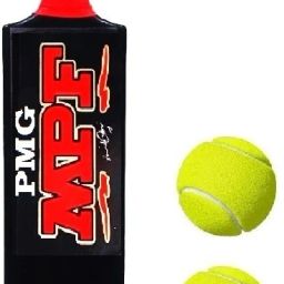 Heavy Plastic Bat with 3 Tennis Balls | Cricket Kit for kids 8-11 Years PVC/Plastic Cricket Bat For 9 - 11 Yrs-image-27