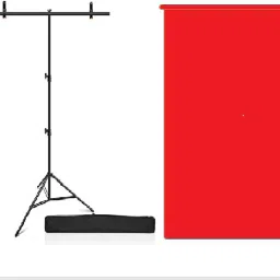 Stookin T-Stand With 6ftx9ft Red Photography Screen With 2 Clamp & Carry Bag Reflector Reflector-picture-43