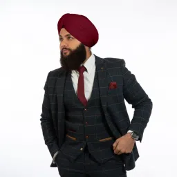 SARDAR EXCLUSIVE 5.50 Maroon Light Weight Soft Full Voile Pure Cotton Sikh Turban Pagri Solid Pagri-image-25