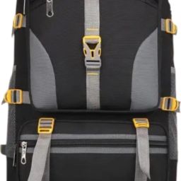 Waterproof Trekking Bag Hikking For Travel & Outdoor Rucksack -90L(Black) Rucksack - 90 L-image-83