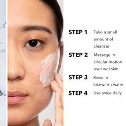 Novology Gentle Face Cleanser for Sensitive Skin with Stearic Acid & Palmitic Acid - 180 g image 5