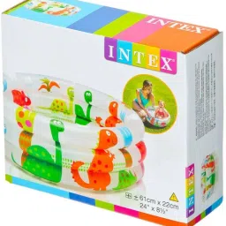 DINOSAUR 3-RING BABY POOL Inflatable Swimming Pool-8