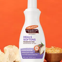 Palmer's Set Of 2 Cocoa Butter Formula Heals Softens Fragrance Free Body Lotion 400ml Each image 1