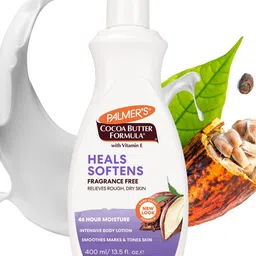 Palmer's Set Of 2 Cocoa Butter Formula Heals Softens Fragrance Free Body Lotion 400ml Each image 5