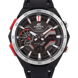 CASIO Men Patterned Dial Analogue And Digital Chronograph Solar Powered Watch ED591 image 1