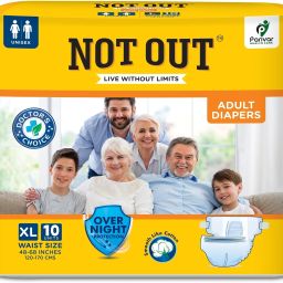 Adult Diaper Tape Style, Extra Large,Waist 75-160cm, Unisex, (10 Count) - XL-image-78