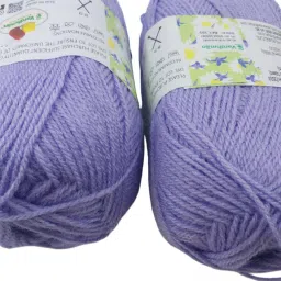 Vardhman Bluebell Wool Knitting Ball Hand Knitting Wool Yarn 100 Gram 300m Sky Thread-image-3