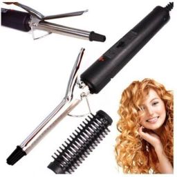 FUTURSTARRKK Women's 471-B Brush Style Hair Curler/Iron Rod (Black) Electric Hair Curler-image-21
