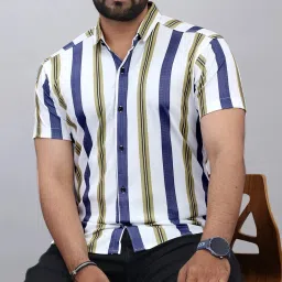 Men Regular Fit Self Design Casual Shirt-picture-9