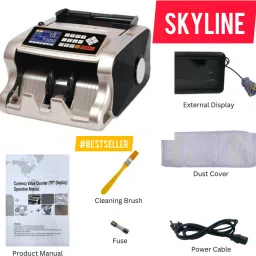 Skyline Automation Mix value counting machine 10/20/50/100/200/500 with External Display Note Counting Machine image 4