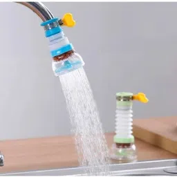 mobixpro Water Faucet Head with Filter & Key | 360° Rotating Tap Nozzle Tap Mount Water Filter image 2