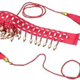 Women Casual, Party, Evening Pink Fabric Belt-image-56