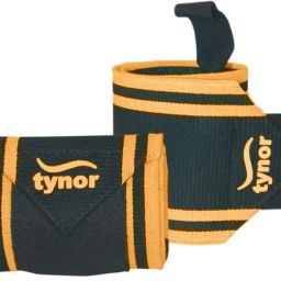 Wrist Wrap With Thumb Loop, Black & Orange, Universal, Pack of 2 Wrist Support-image-23
