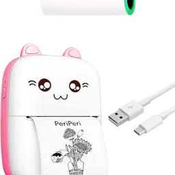 INSTRA Wireless Photo Pocket Thermal Label Printer 58mm Printing Wireless Bluetooth MINI PRINTER-image-98