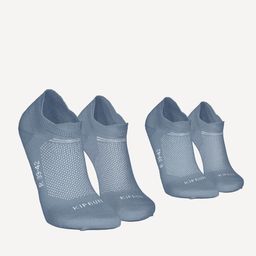 Running Socks Run500 Invisible & Thin - Pack of 2 - Grey-25