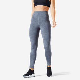 domyos Women Gym Leggings High-Waist - Mottled Grey-picture-12
