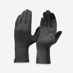 Adult Trekking Merino Wool Liner Gloves - MT500 Grey-image-74