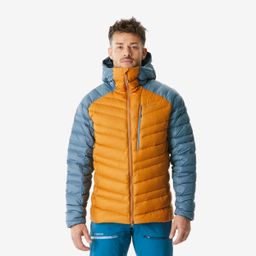 Men’s mountaineering down jacket Ochre - Grey-image-88