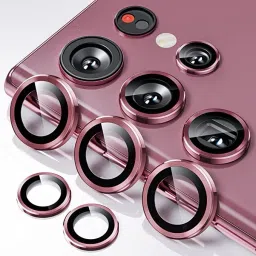 RADHYA Camera Lens Protector for Samsung Galaxy S22 Ultra, 9H Tempered Glass Metal Individual Ring Cover, Easy Installation, HD Clear, Set of 5-17