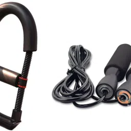 Combo Of Wrist Exerciser With Skipping Rope For Home & Gym Equipment Fitness Accessory Kit Kit-image-22