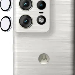 Tech Konnect Back Camera Lens Ring Guard Protector for Moto Edge 50 Pro, Silver Camera Ring For MOTO Edge 50 Pro-picture-1