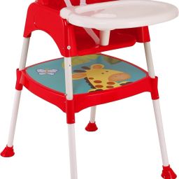 Giraffe Red High Dining Chair-image-12