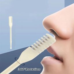 SunPro Portable Manual Nose Hair Trimmer Double Head Clipper Cutter Nose Hair Removal Trimmer 30 min Runtime 1 Length Settings-picture-23