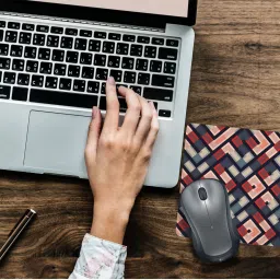SMULY mouse pads Wireless Touch Gaming Mouse with Bluetooth image 3