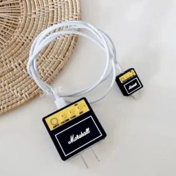 IZAAN STORE Silicone Pull String Headphone Case For Compatible with Apple 20W Adapter-24