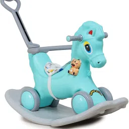 2 in 1 Baby Horse Rider Musical Rocker for Kids 1-3 Years Birthday Gift for Kids/Boys/Girls/Charlie Rider Indoors and Outdoors toy Rideons & Wagons Non Battery Operated Ride On-13