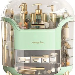 Makeup Storage Organizer,Large Skincare Organizer Cosmetic Display Case with Lid Makeup Organizer Vanity Box-picture-16