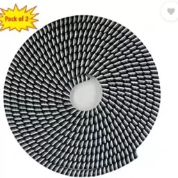 KAELAN Spiral (2 Pcs) 1 Meters Each-Full Size Cord Black White Cable Protector-picture-4