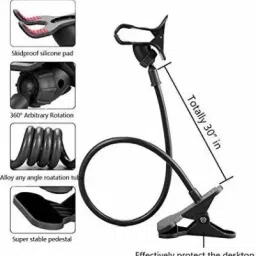 Casa Tech Phone Stand Portable Foldable 360 Degree Flexible Mobile Holder Snake Stand for Smartphone Single Gimbal for Mobile image 4
