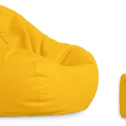 giglick 4XL 4XL Bean Bag With Relaxing Footrest Bean Bag ChairWith Foam Filling image 3