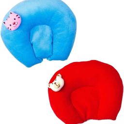 Mustard Pillow For Newborn Baby Round Head Shaping Baby Pillow Microfibre Toons & Characters Baby Pillow Pack of 1-image-57