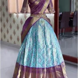 Printed Semi Stitched Lehenga Choli-image-7
