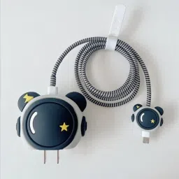 KHR Silicone Press and Release Headphone Pouch For Iphone 18W / 20W Super Fast Charger-15