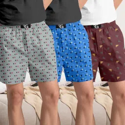 Pack of 3 Self Design Men Boxer-image-75