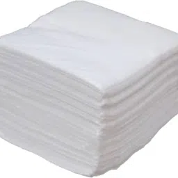 Facial Cotton Tissue, Mini Disposable Cotton Facial Tissue, Multi-Purpose Wipes, for Dry Wipes/ Home/Beauty Salon/Travel (50 Tissues) - Pack of 50 Cotton Tissue Paper - Super soft, Premium Quality 15cm x 15cm size-29