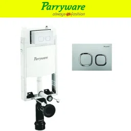 parryware Half Frame Concealed Cistern with upper part 019 Dual Flush Tank image 2