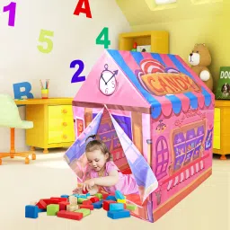 Playtime Foldable Star Teddy NEW Tent House for Kids 5 -10 Years Boys & Girl-21