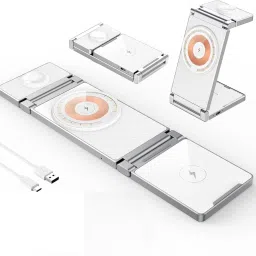Naitrafall 3-in-1 15w Wireless Charging Station, Metal Charging Stand and Charging Pad-image-86