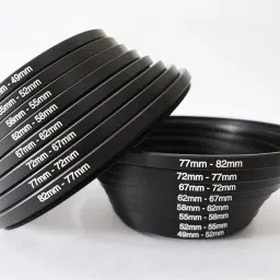 SUPERNIC Lens Filter Step Up And Step Down Rings Set 16Pcs 49 mm-82 mm And 82 mm-49Mm As HoodLens Hood-image-49