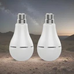 Emergency bulb 12W LED & 2000mAh battery 4hrs inverter light pack of 2 bulbI3329 4 hrs Bulb Emergency Light-image-97