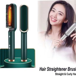 FIVANIO Hair Brush Curling Anti-perm Straight Hair Comb Hair Iron Hair Styler Tool S109 Professional HQT 909b Hair Straightener comb Styler 5 Temperature Control S109 Hair Straightener Brush-image-45
