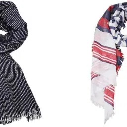 Striped Pure Cotton Men Multicolor Fancy Scarf-image-75