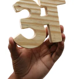 Wooden Educational & Learning toys- Hindi Alphabets(Jumbo)(12 Pieces)-44