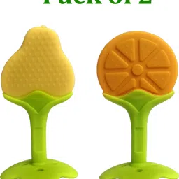Fruit Shape Silicone Teethers Soft Stick Chews Nibbler for Baby Dental Care Teether-11